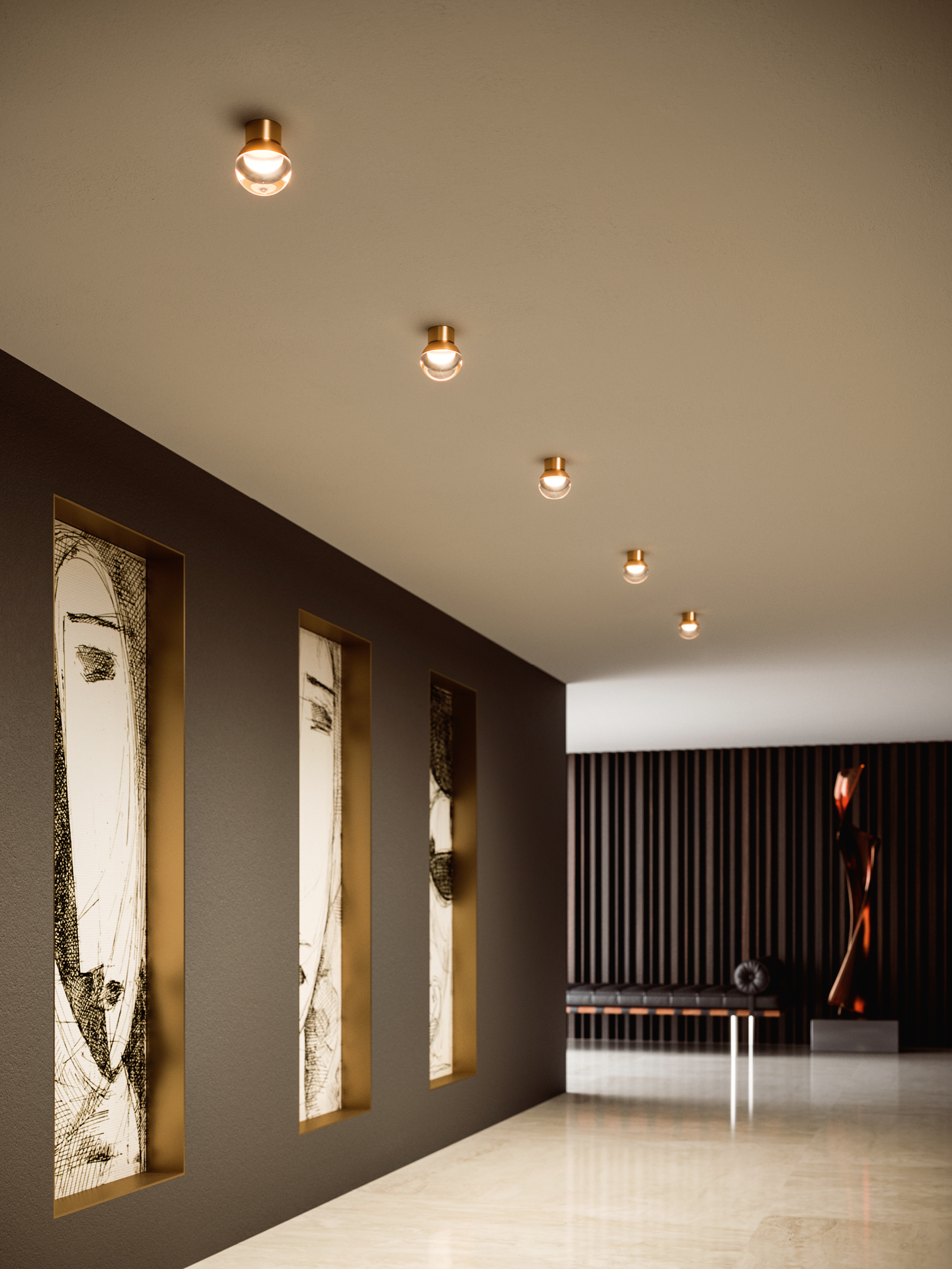 Sinfonia | Indoor | Ceiling lights | Pendant lights | Wall mounted lights |  Table and floor lamps | Linea Light